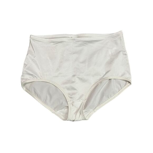 Vintage Sears Shiny White Granny Panty Style 49604 3XL Set of 2 - Picture 4 of 8